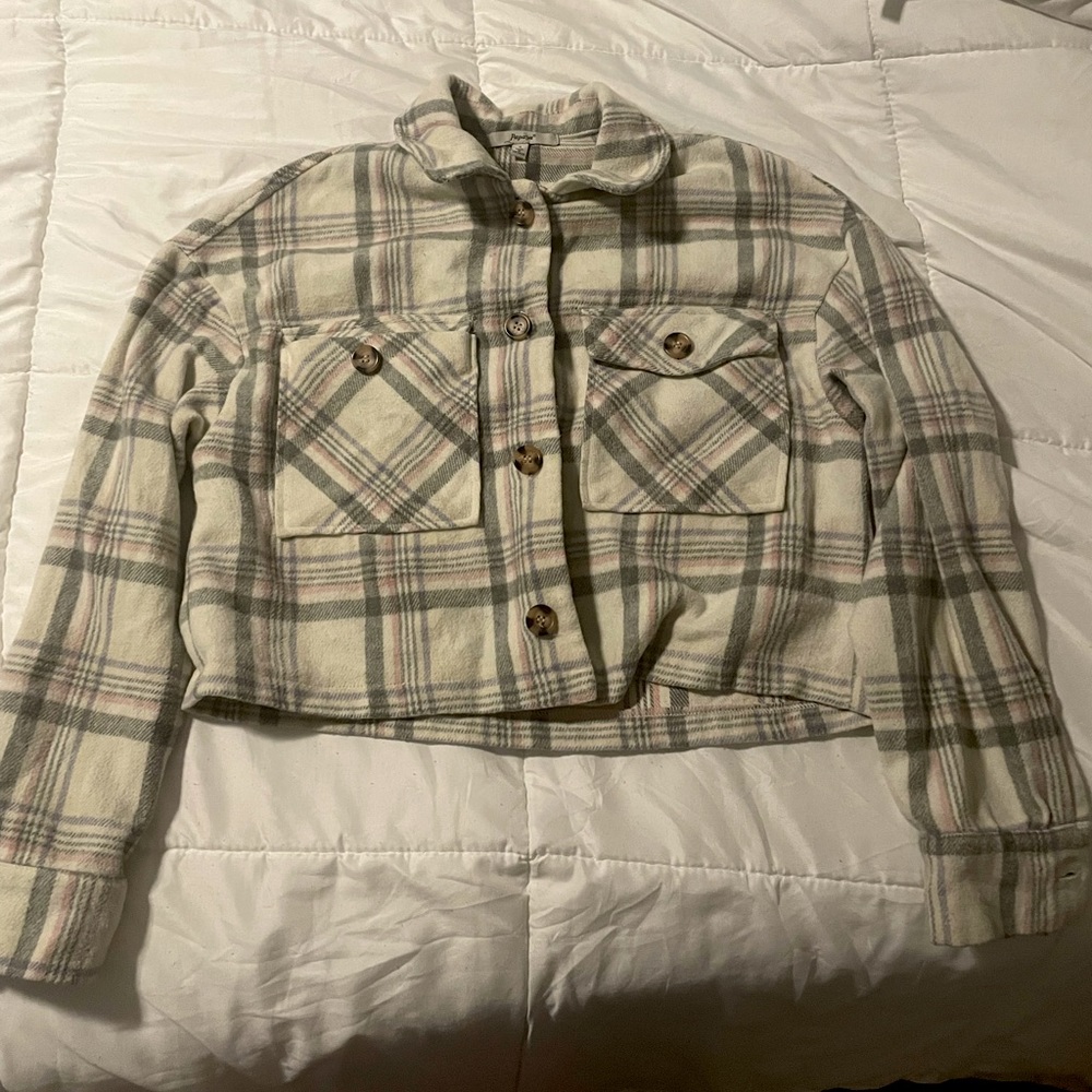 Cute Women’s Papaya Flannel Size S.